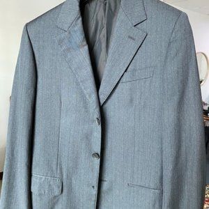 Men's Louis Vuitton Paris Tailor Made Suit 40US/UK 50IT Gray Wool Two  Button